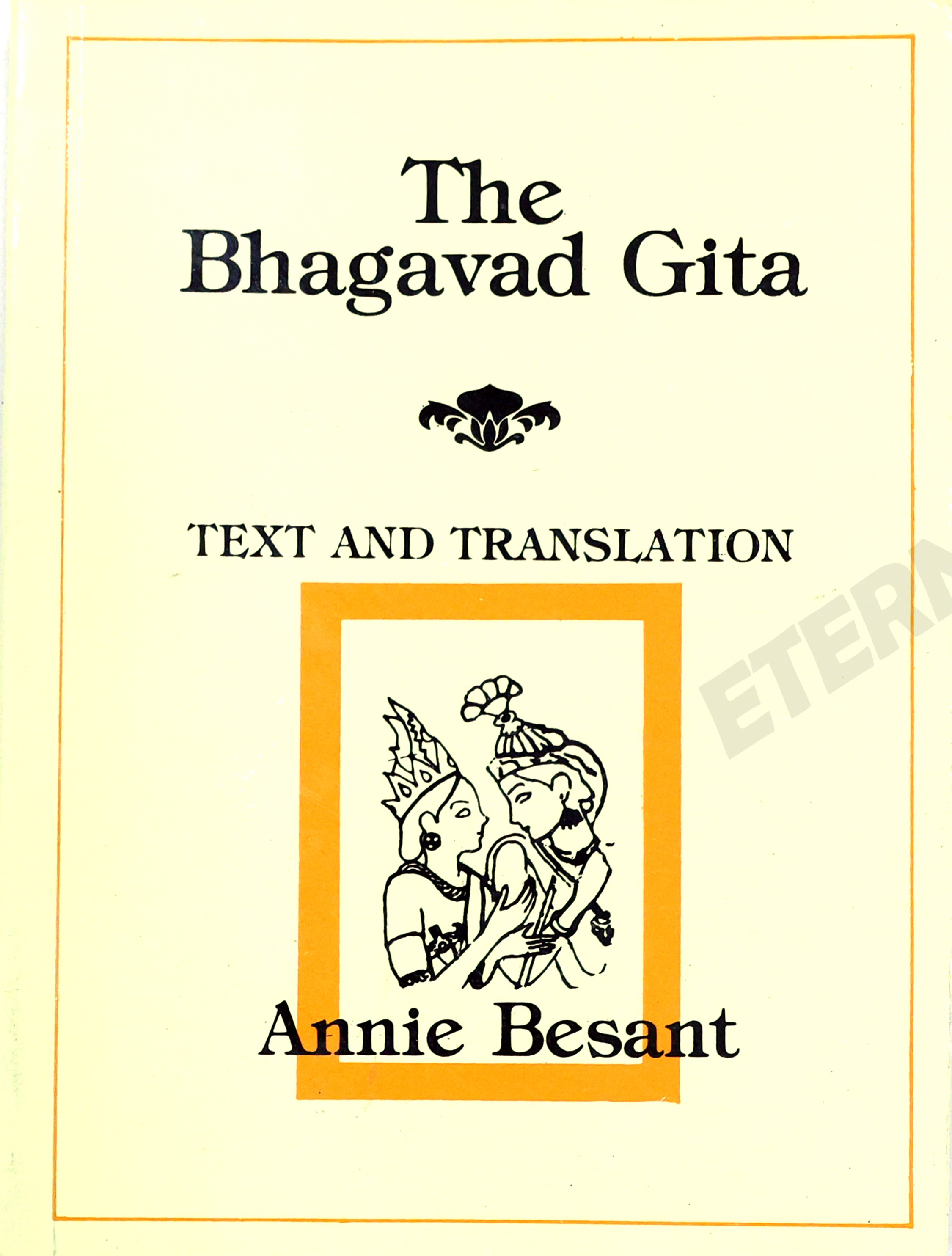 The Bhagavad Gita - Text and Translation (Sanskrit with English Meaning)